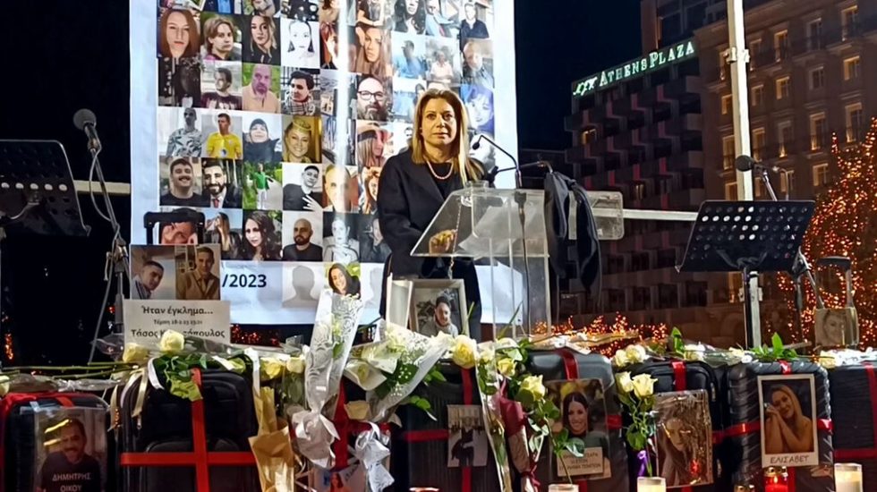 ΜΑΡΙΑ ΚΑΡΥΣΤΙΑΝΟΥ, πρόεδρος του Συλλόγου Θυμάτων-Πληγέντων Τεμπών, μητέρα θύματος, παιδίατρος